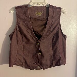 Western Purple Vest Aesthetic